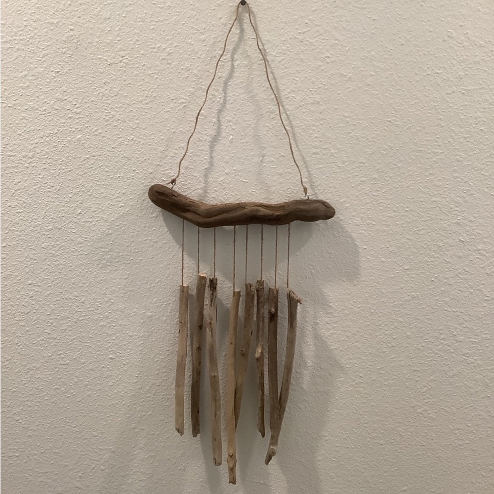 Driftwood Art, Driftwood Wind Chime , Mobile, Driftwood Coastal Decor
